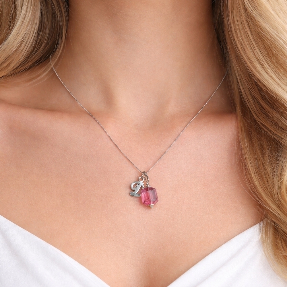 Elegant Pink Pendant Necklace